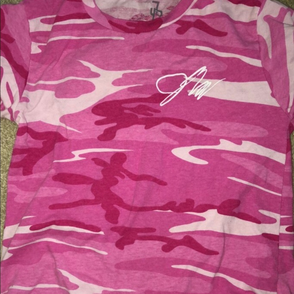 Jake Paul Pink Camo shirt